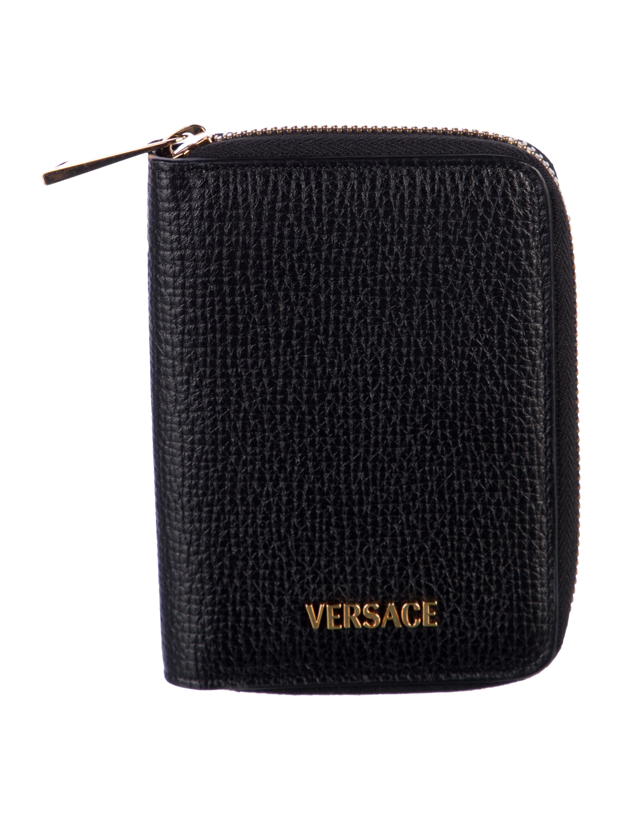 Versace Leather Printed Wallet
