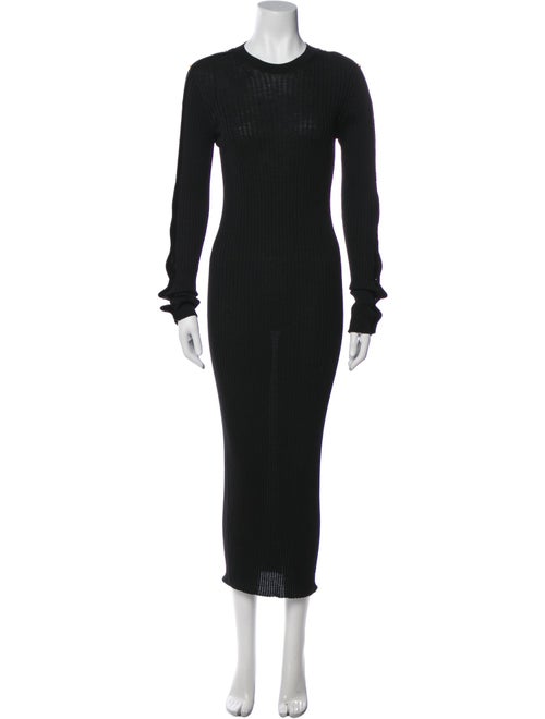 Versace Crew Neck Long Dress