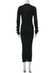 Versace Crew Neck Long Dress