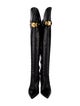 Versace Medusa Insignia Leather Boots