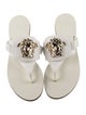Versace Medusa Insignia Leather Slides