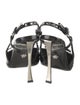 Versace Leather Studded Accents Slingback Pumps