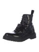 Versace Patent Leather Combat Boots