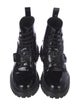 Versace Patent Leather Combat Boots