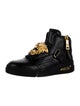 Versace Medusa Insignia Leather Sneakers