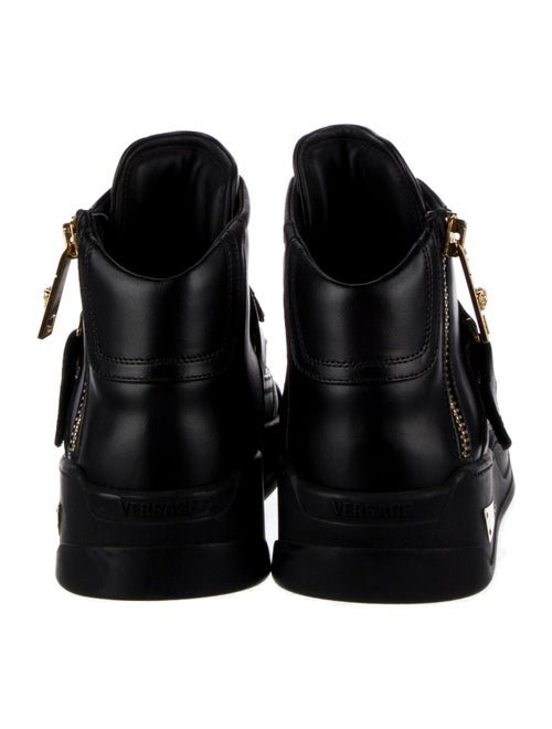 Versace Medusa Insignia Leather Sneakers