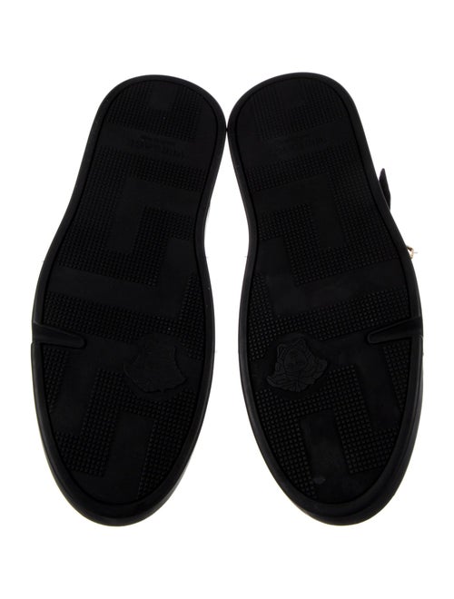 Versace Medusa Insignia Leather Sneakers