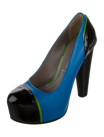 Versace Leather Slingback Pumps