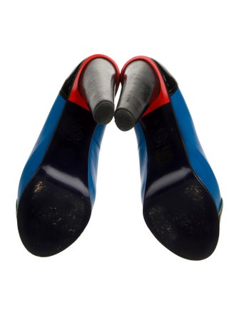 Versace Leather Slingback Pumps