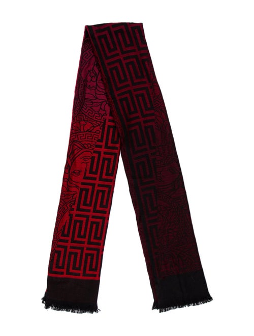 Versace Wool Printed Scarf