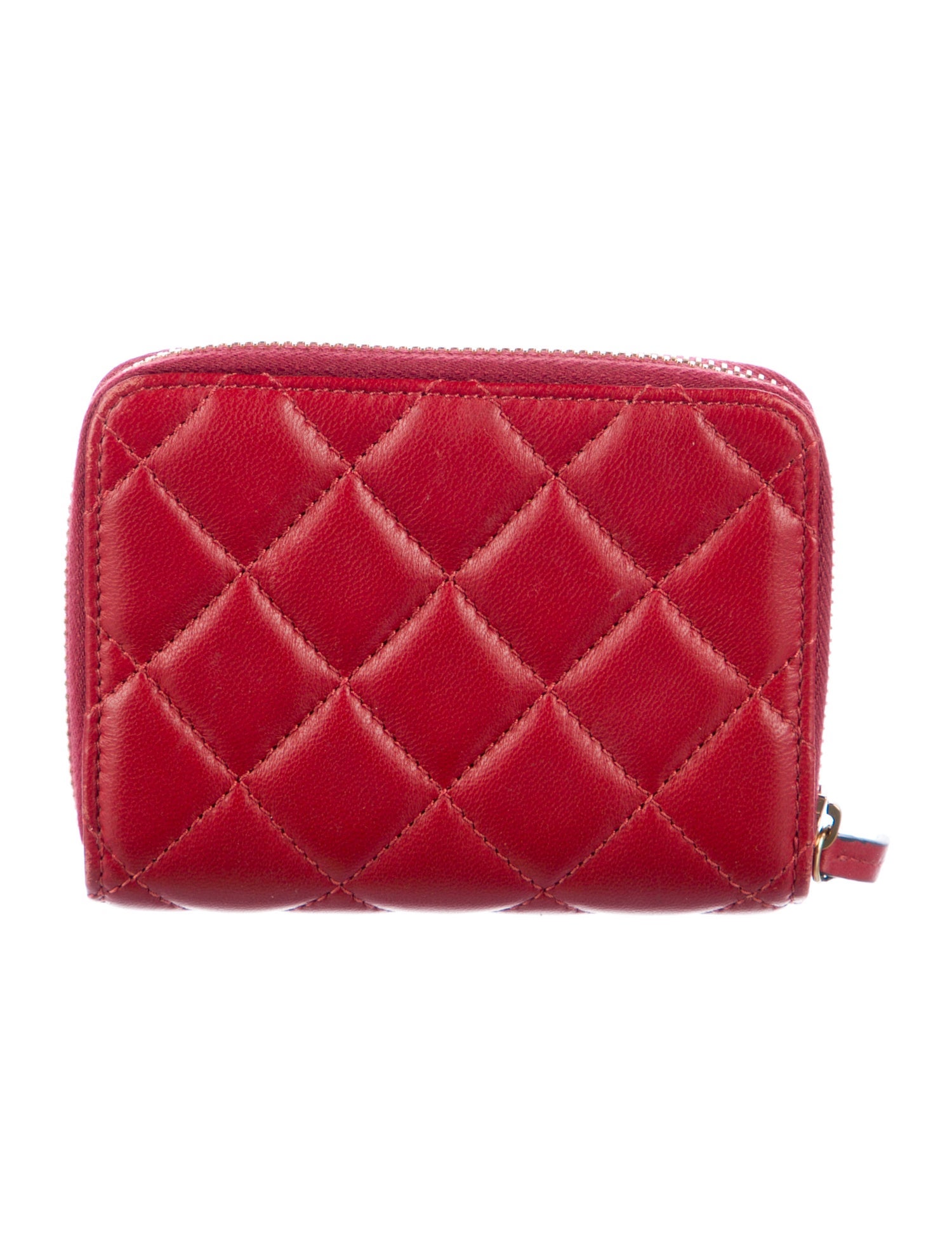 Versace Medusa Insignia Leather Compact Wallet