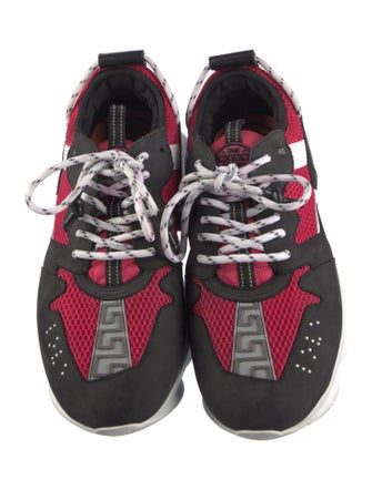 Versace Mesh Printed Chunky Sneakers