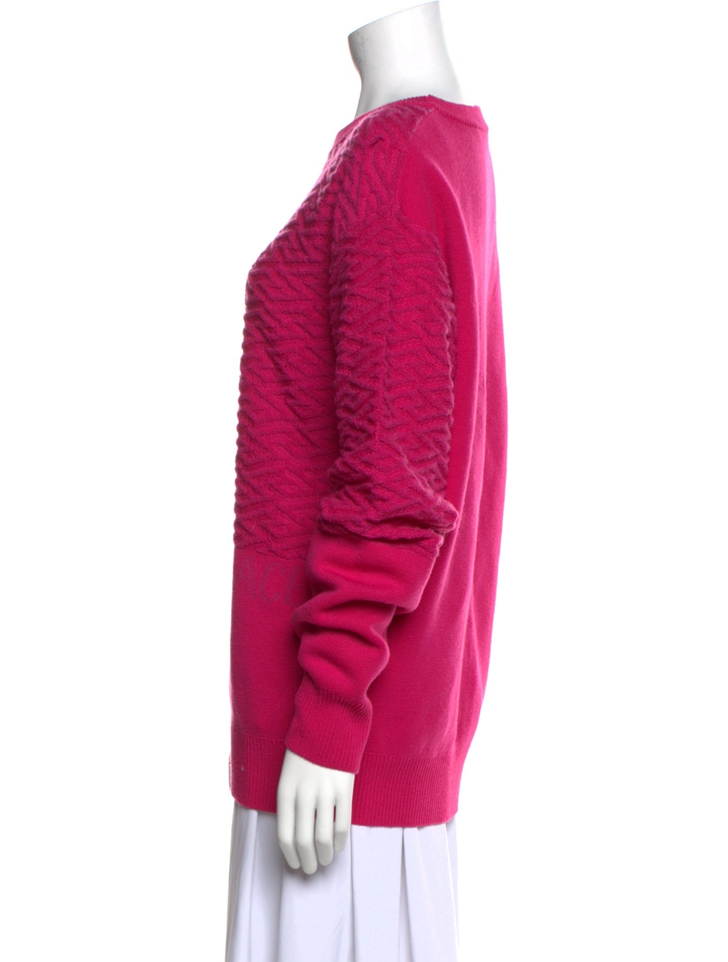 Versace Wool Crew Neck Sweater