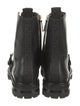 Versace Leather Combat Boots