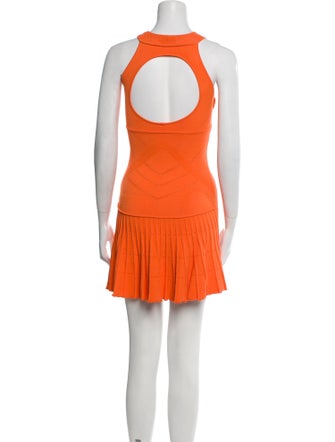 Versace V-Neck Mini Dress