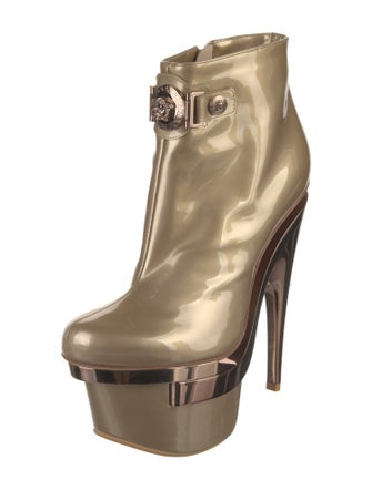 Versace Patent Leather Boots