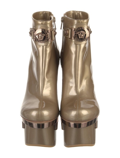 Versace Patent Leather Boots