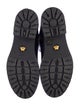 Versace Leather Lace-Up Boots