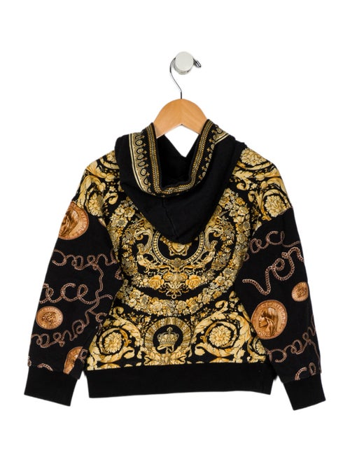 Versace Kids long sleeve hooded sweatshirt