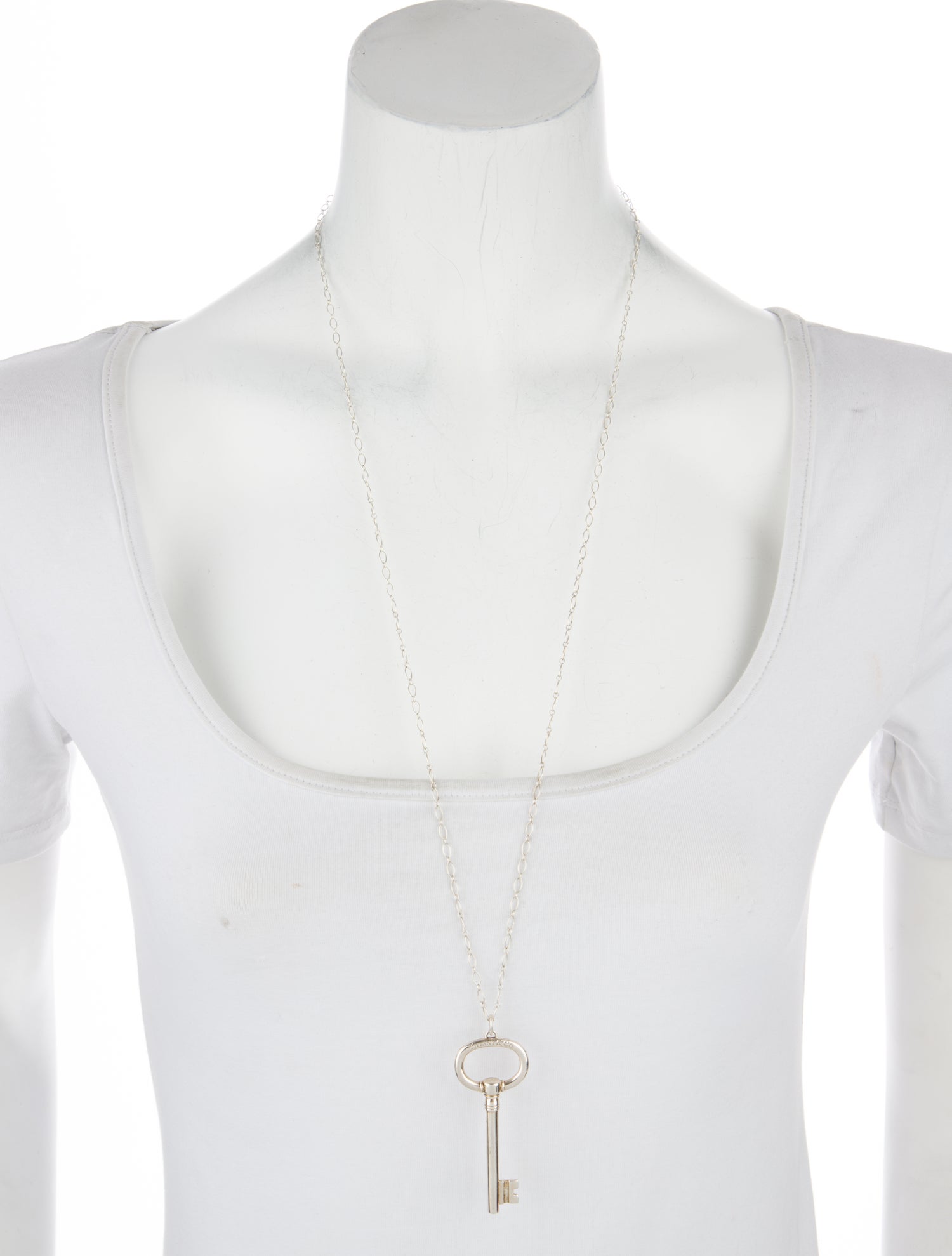 Versace Crystal Greca Pendant Necklace