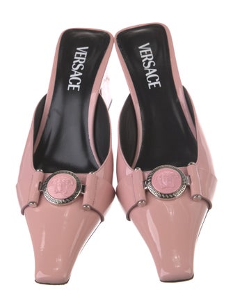 Versace Patent Leather Mules