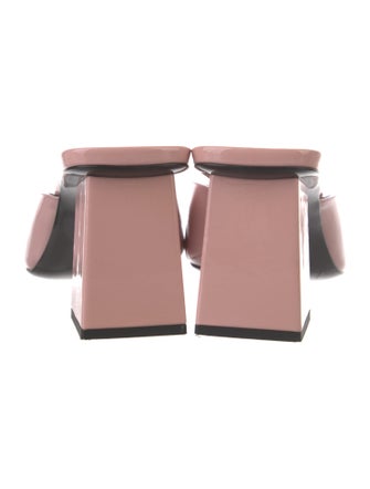 Versace Patent Leather Mules