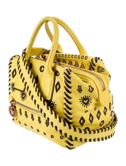 Versace Leather Top Handle Bag