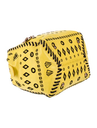 Versace Leather Top Handle Bag