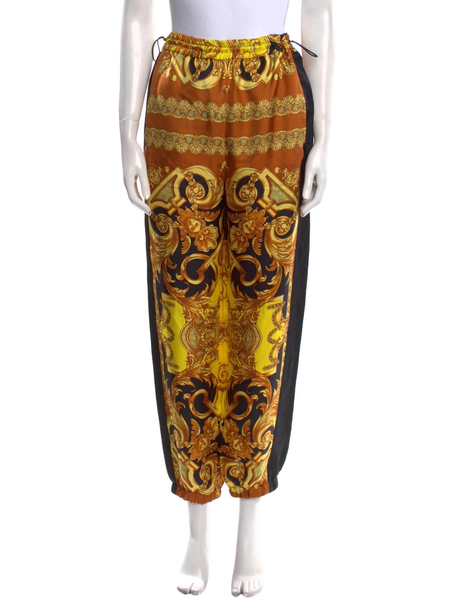 Versace Silk Skinny Leg Pants w/ Tags