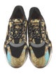 Versace Leather Colorblock Pattern Sneakers