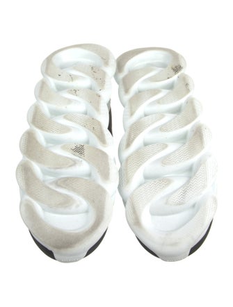 Versace Suede Printed Athletic Sneakers