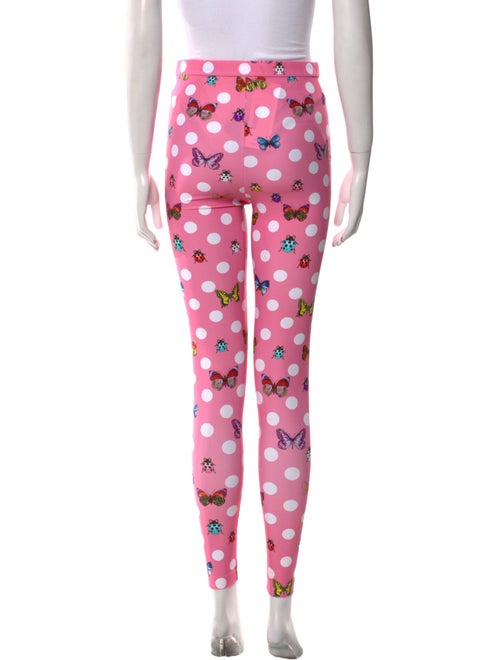 Versace Printed Skinny Leg Pants