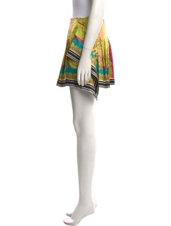 Versace Silk Mini Skirt