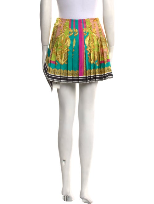 Versace Silk Mini Skirt