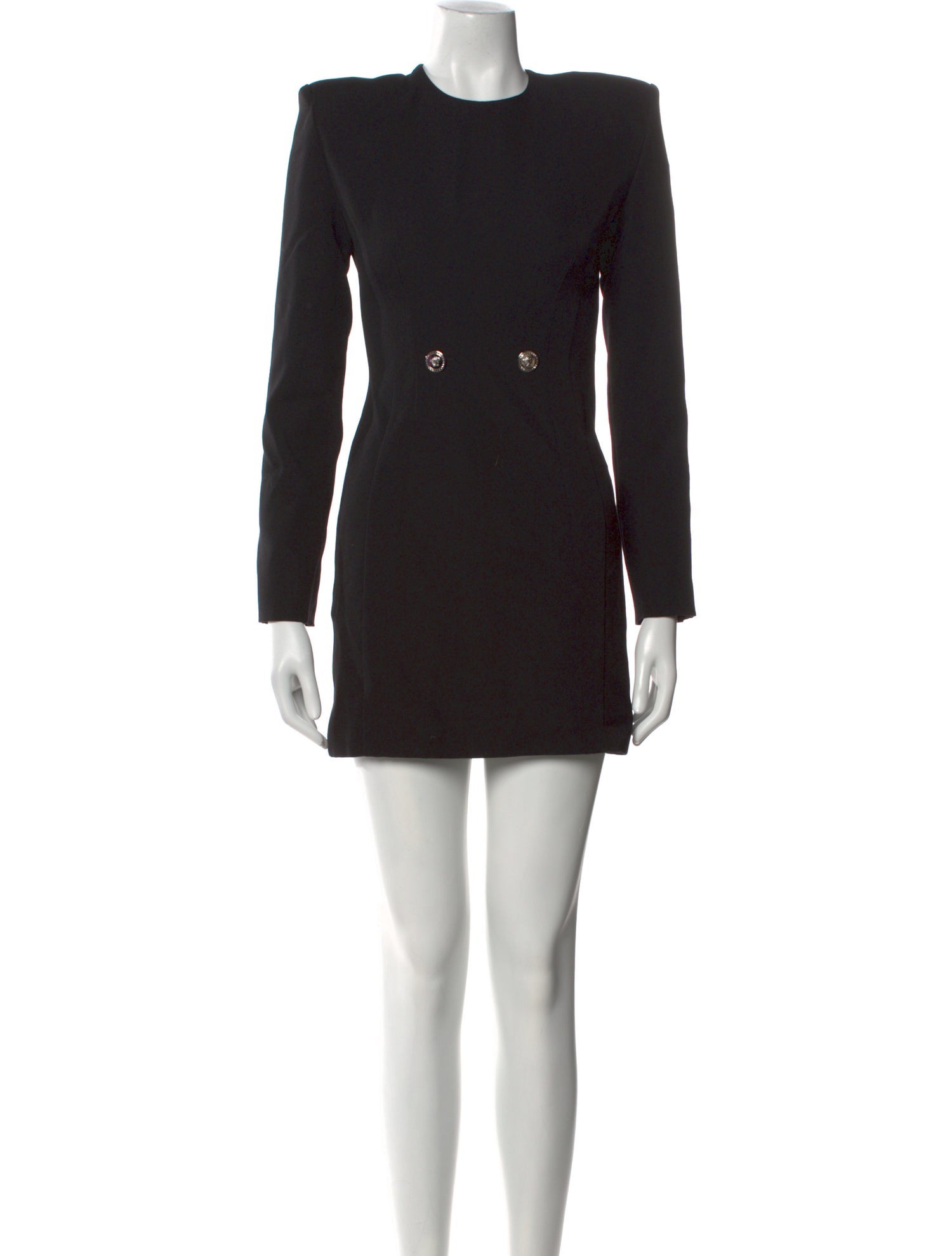 Versace Virgin Wool Mini Dress