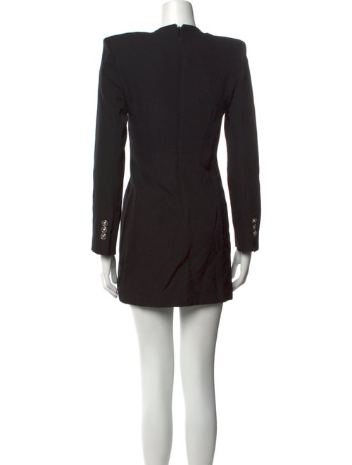 Versace Virgin Wool Mini Dress