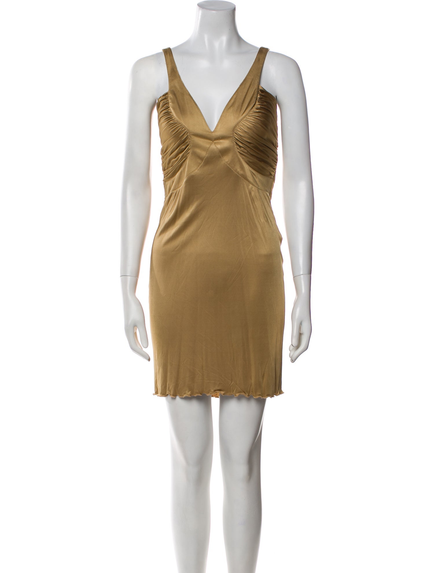 Versace V-Neck Mini Dress