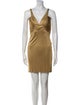 Versace V-Neck Mini Dress