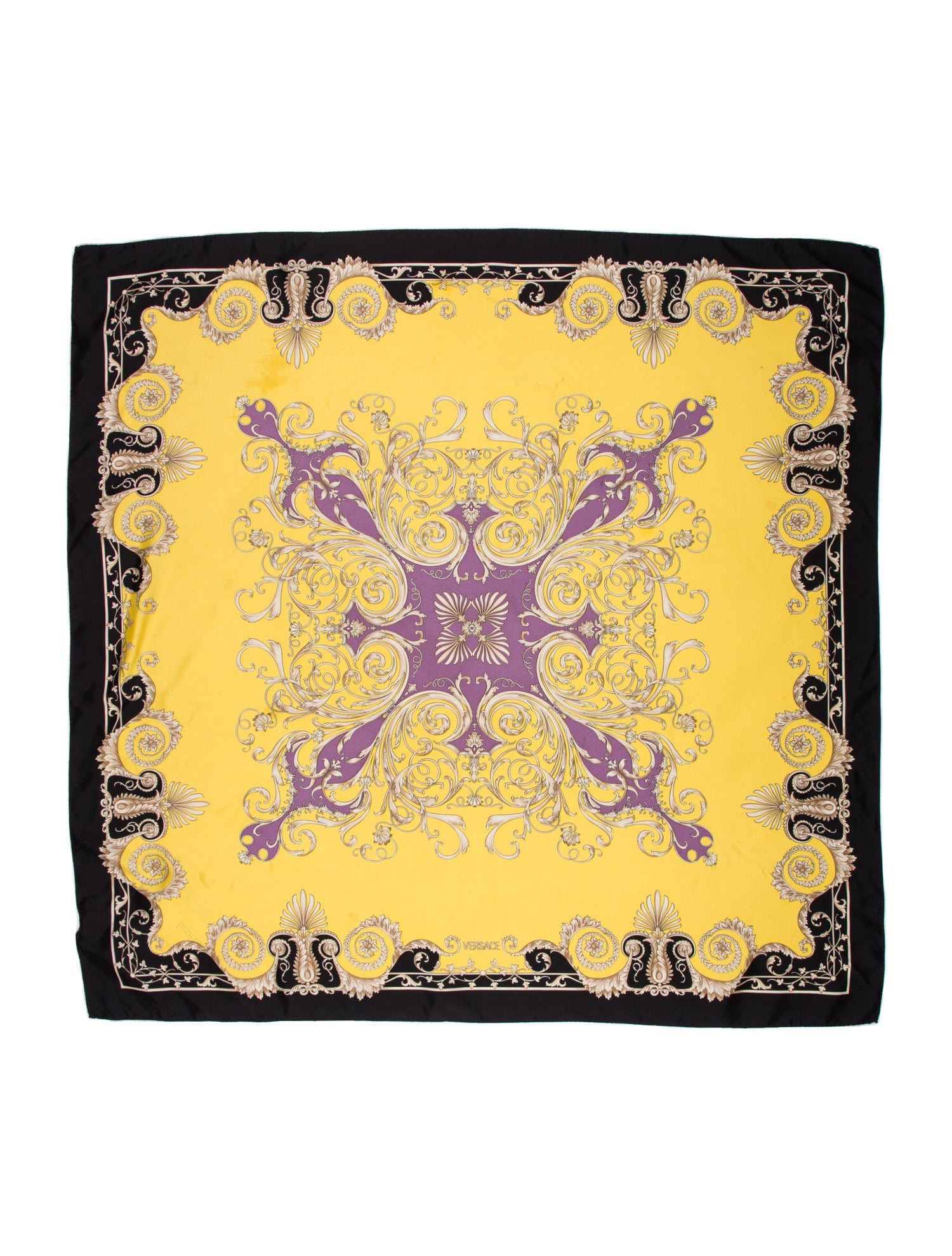 Versace Silk Printed Scarf