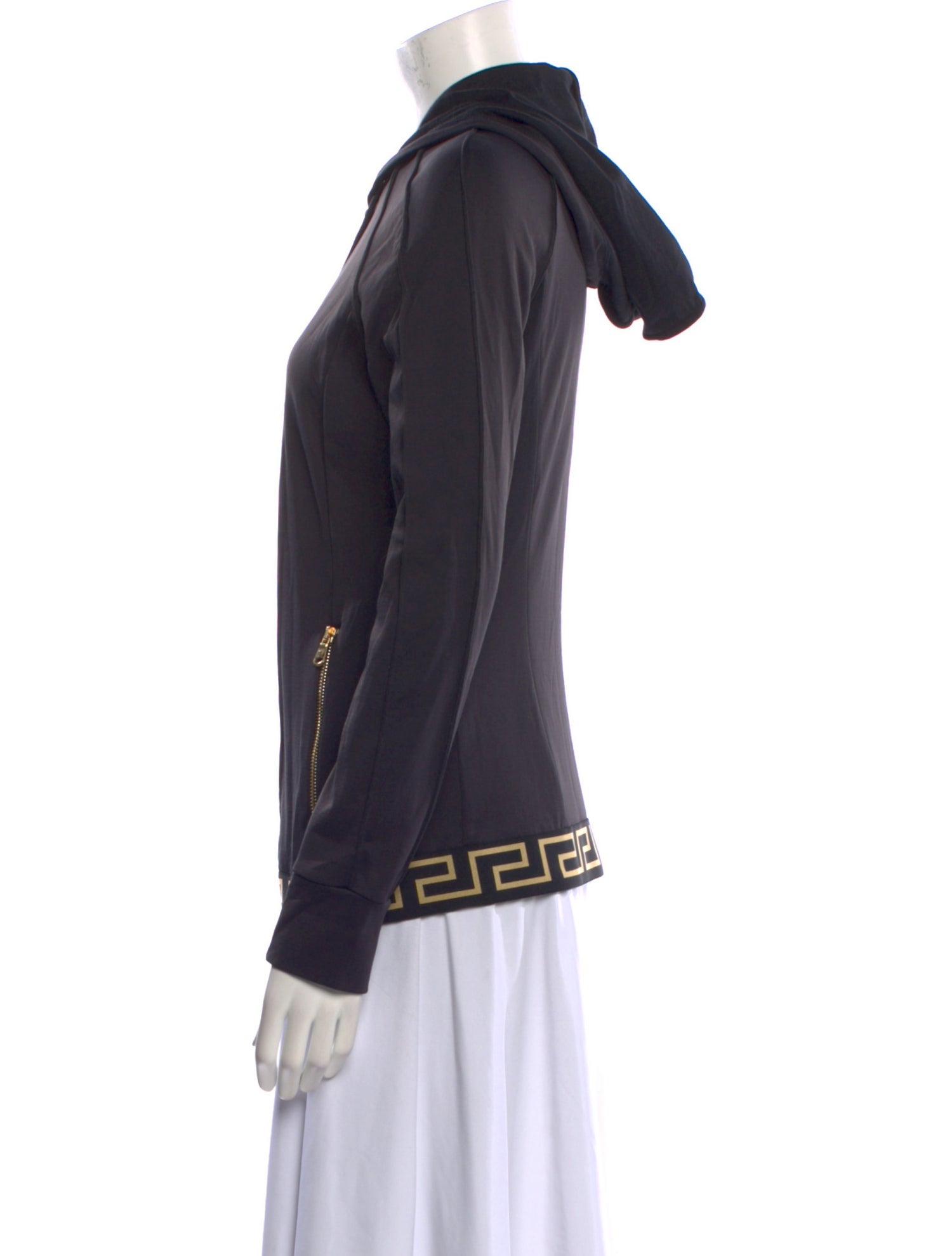 Versace Mock Neck Long Sleeve Sweatshirt
