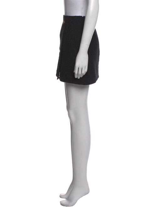 Versace Pleated Accents Mini Skirt