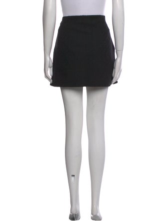 Versace Pleated Accents Mini Skirt