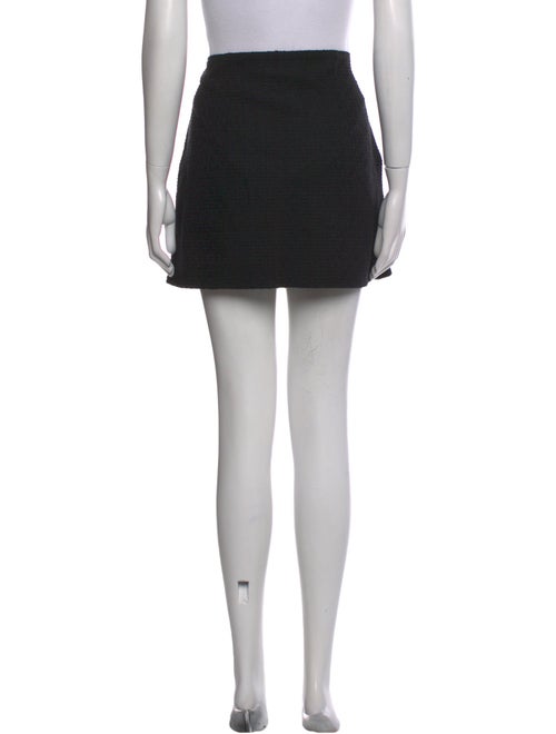 Versace Pleated Accents Mini Skirt