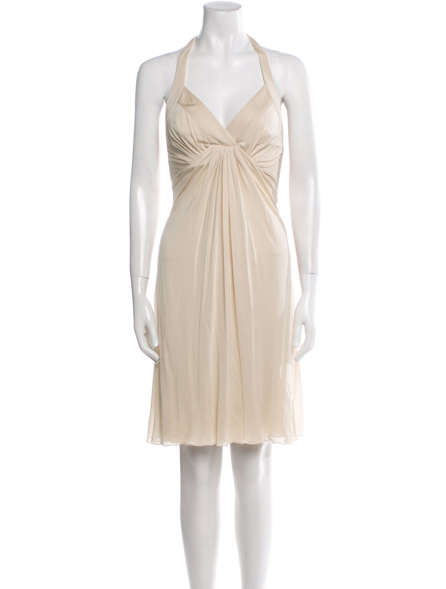 Versace Silk Knee-Length Dress