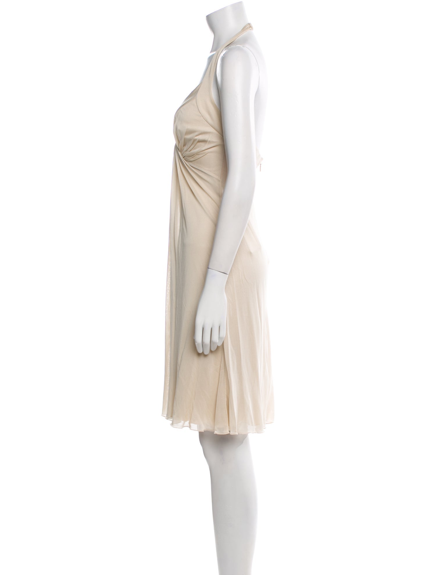 Versace Silk Knee-Length Dress