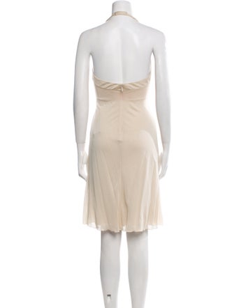 Versace Silk Knee-Length Dress