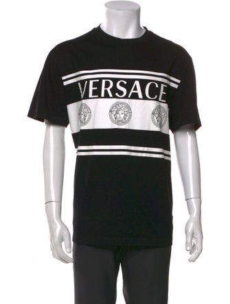 Versace Graphic Print Crew Neck T-Shirt