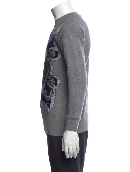 Versace Wool Graphic Print Pullover