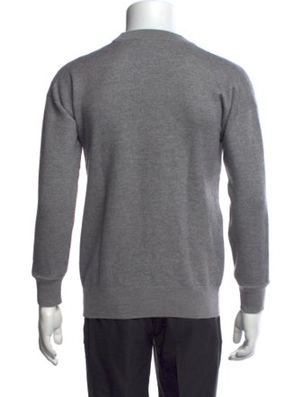 Versace Wool Graphic Print Pullover