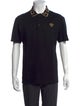 Versace Graphic Print Crew Neck Polo Shirt